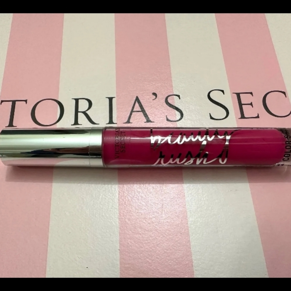 Victoria secret-  " Beauty Rush " Pink Flirt Lip Color Gloss-0.11oz
